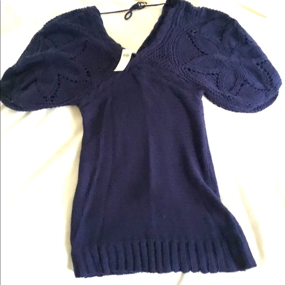 ARDEN B crochet dress, NAVY L, NWT 🌟🌟🌟HOST PICK 🌟🌟🌟 - Picture 2 of 6